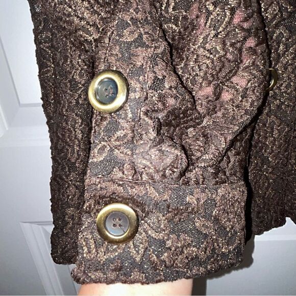 Vintage Chico’s Lace Button Front Jacket  Chicos - Picture 5 of 7